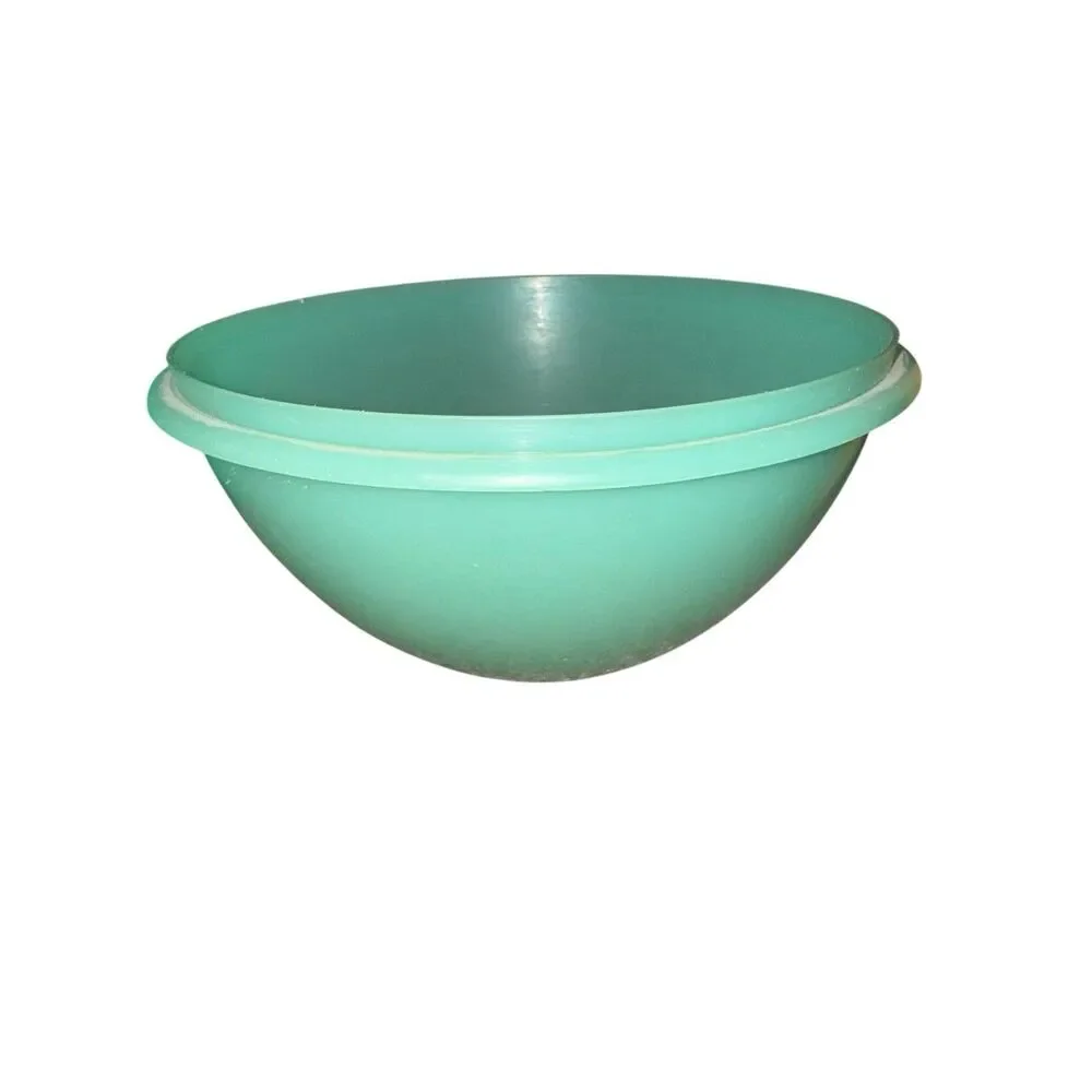 Vintage Tupperware Jadeite Wonderlier‎ (2) & Crisp It Bowl 1 Lid Greens